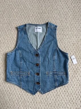 Old Navy Denim Vest Small